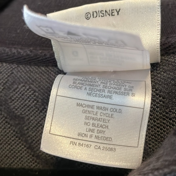 The Disney Store Vintage Mickey Mouse Black Short Sleeve‎ Polo Size Large - Picture 8 of 8